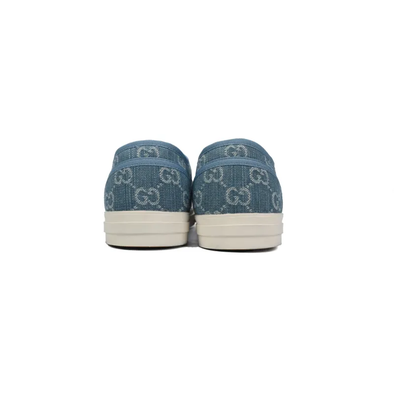 GUCCI Canvas Sneakers Shell Blue
