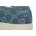 GUCCI Canvas Sneakers Shell Blue