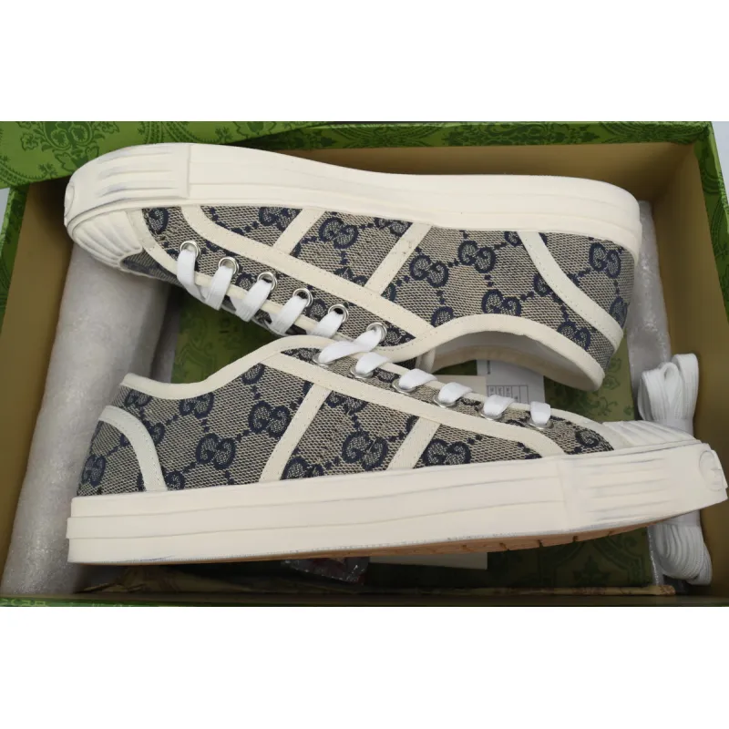 GUCCI Canvas Sneakers Shell Grey