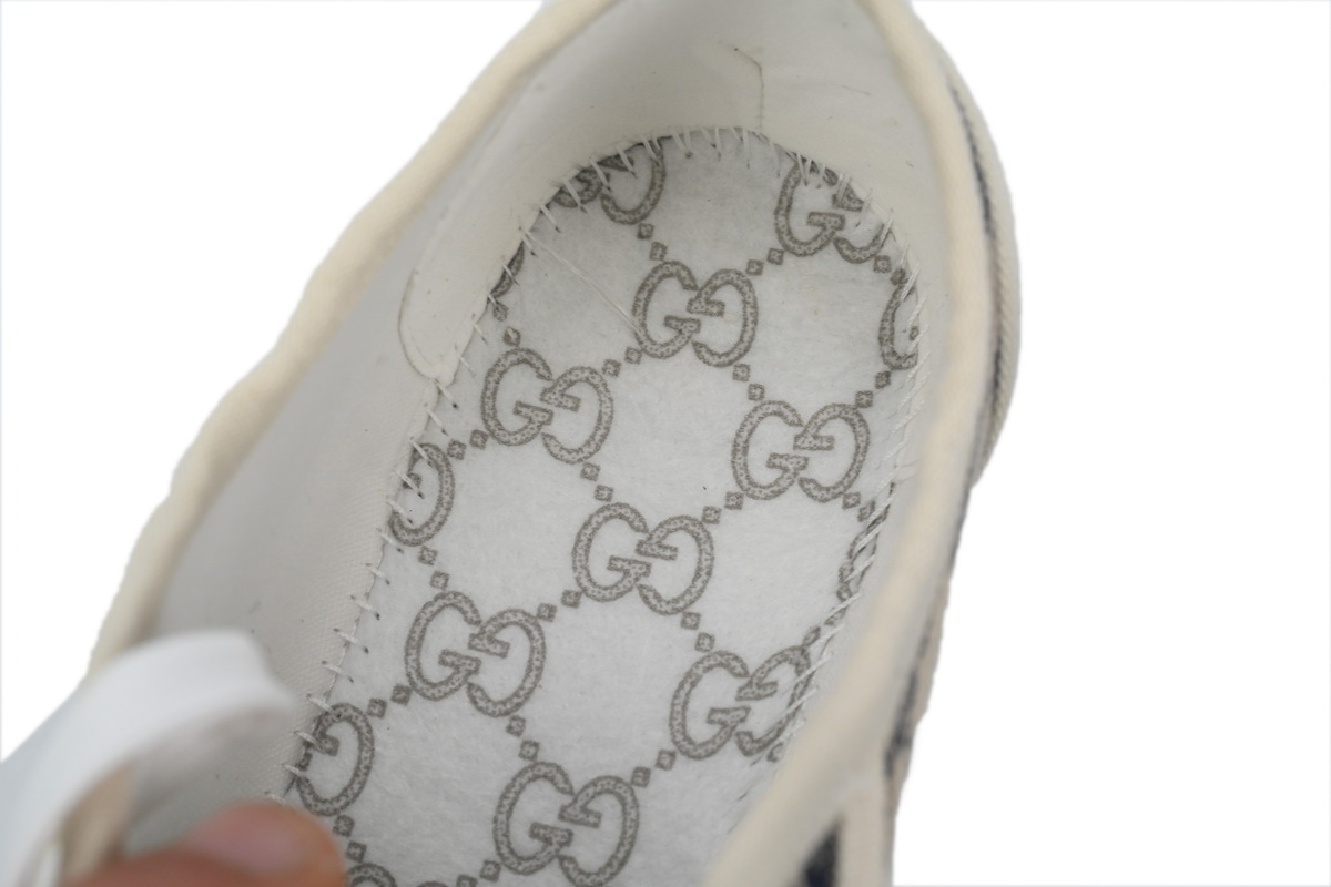 GUCCI Canvas Sneakers Shell Grey