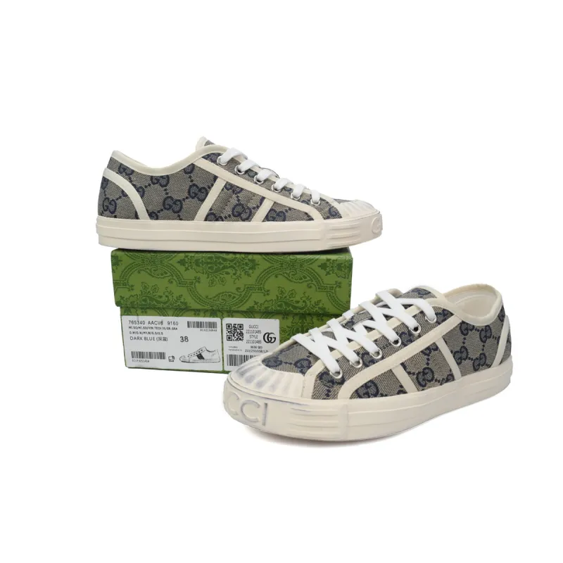 GUCCI Canvas Sneakers Shell Grey