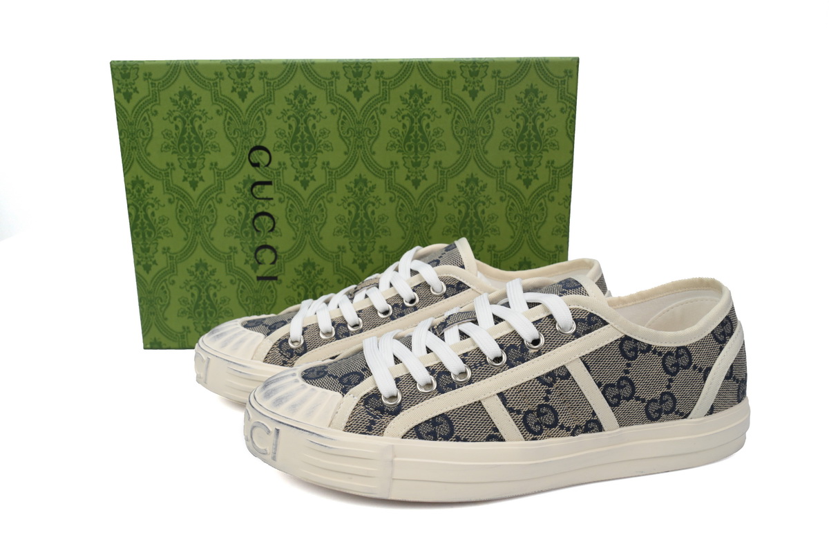GUCCI Canvas Sneakers Shell Grey