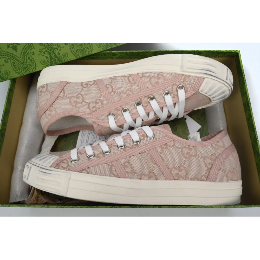GUCCI Canvas Sneakers Shell Pink