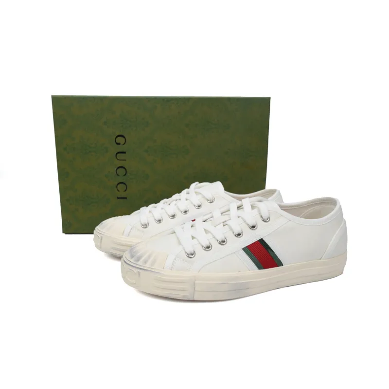 GUCCI Canvas Sneakers Shell White