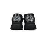 LOUIS VUITTON Discovery Lace Up Black and White Silver
