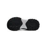LOUIS VUITTON Discovery Lace Up Black and White Silver