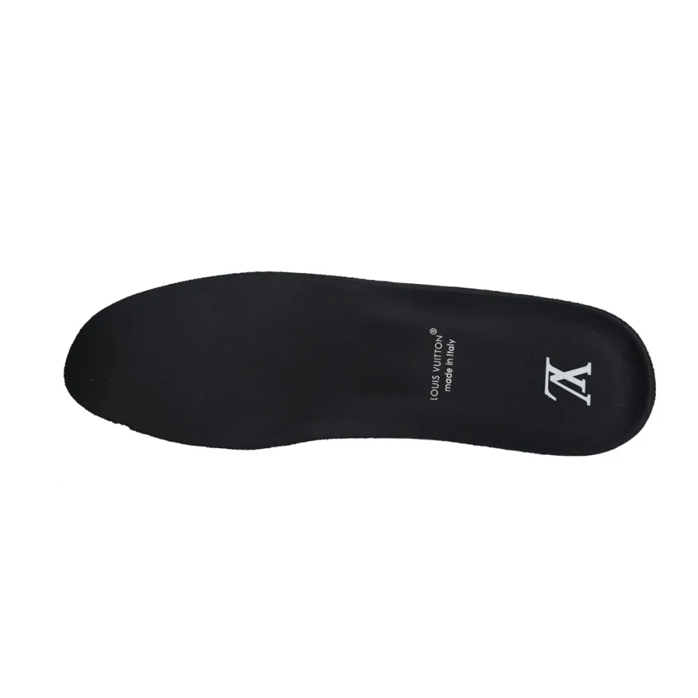 LOUIS VUITTON Discovery Lace Up Black and White Silver
