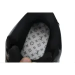 LOUIS VUITTON Discovery Lace Up Black and White Silver