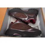 LOUIS VUITTON Discovery Lace Up Wine Red
