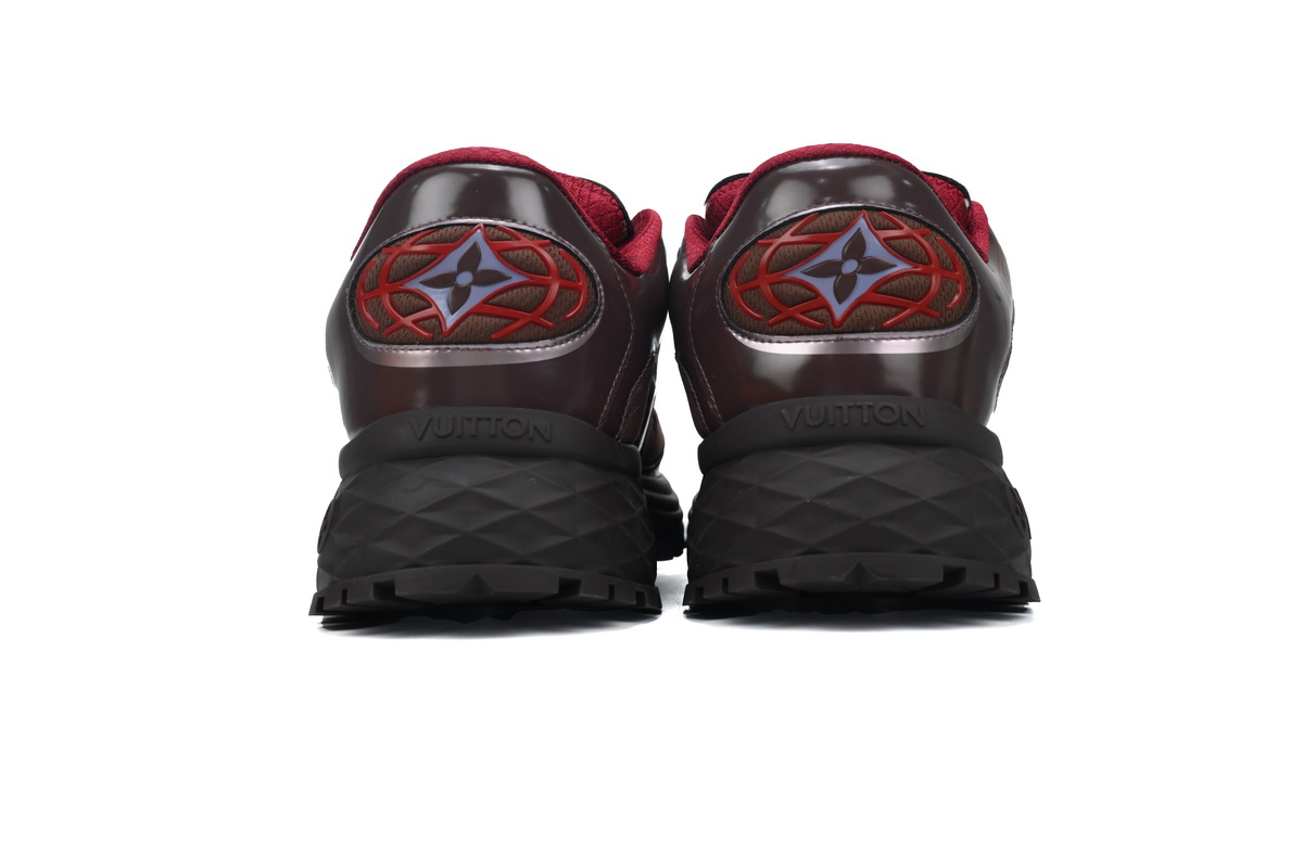 LOUIS VUITTON Discovery Lace Up Wine Red