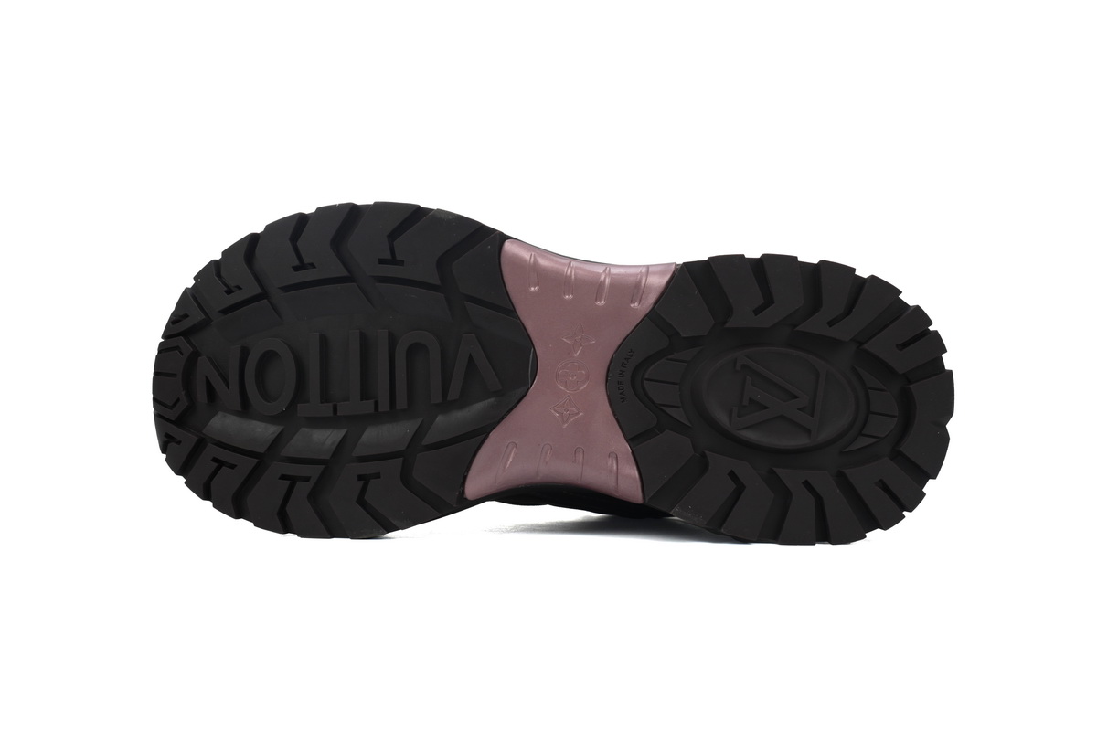 LOUIS VUITTON Discovery Lace Up Wine Red