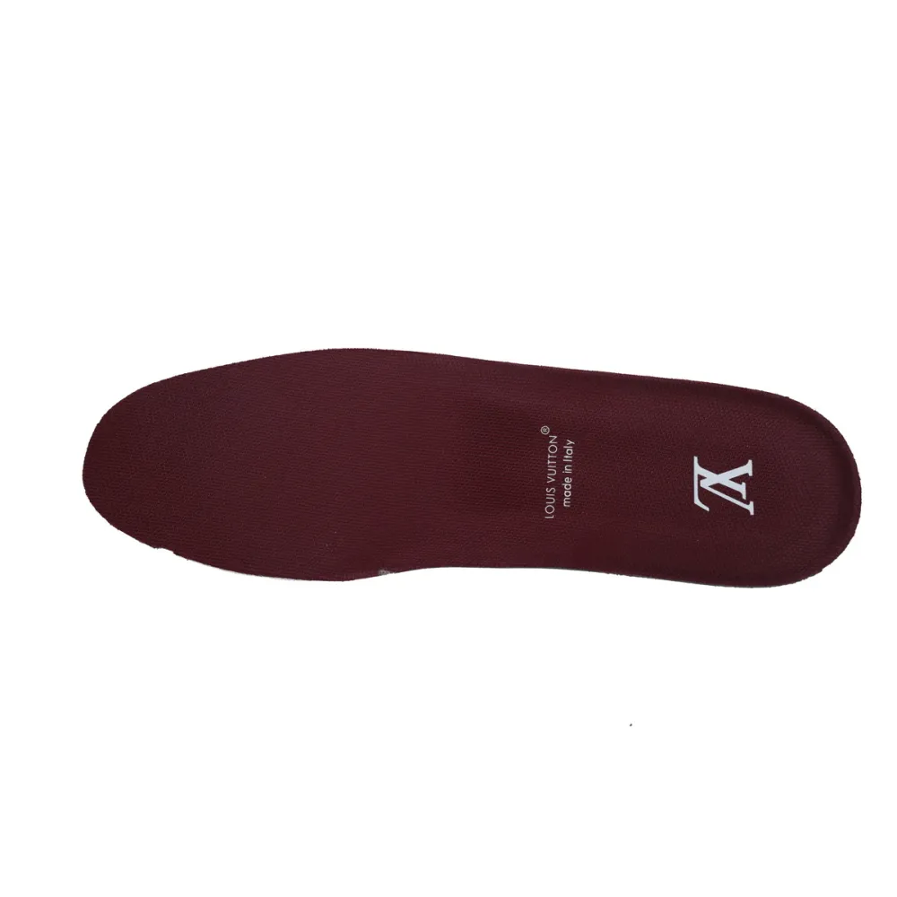 LOUIS VUITTON Discovery Lace Up Wine Red