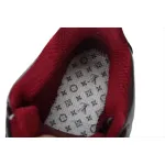 LOUIS VUITTON Discovery Lace Up Wine Red