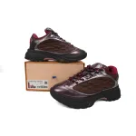 LOUIS VUITTON Discovery Lace Up Wine Red