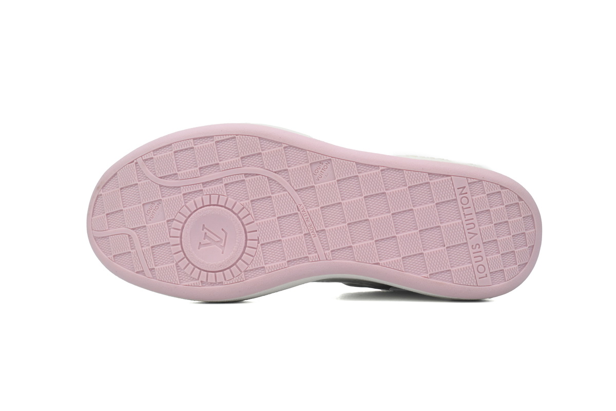 LOUIS VUITTON Groovy Platform Sneaker  Pink White  1ACO5T 