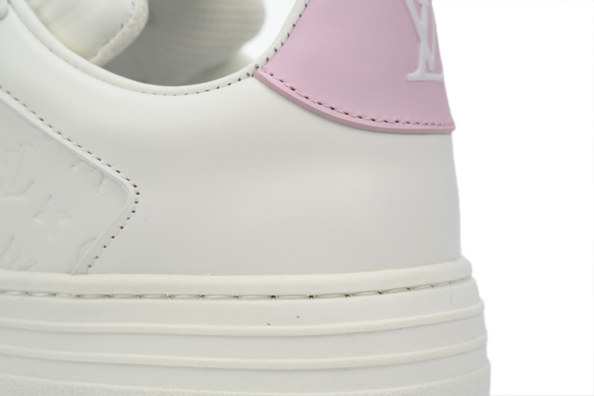 LOUIS VUITTON Groovy Platform Sneaker  Pink White  1ACO5T 