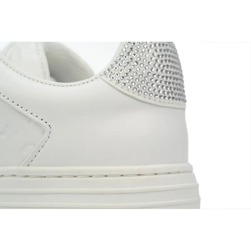 LOUIS VUITTON Groovy Platform Sneaker All White  1ACL5O 
