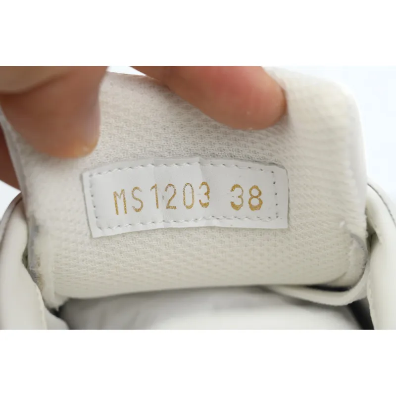LOUIS VUITTON Groovy Platform Sneaker All White  1ACL5O 