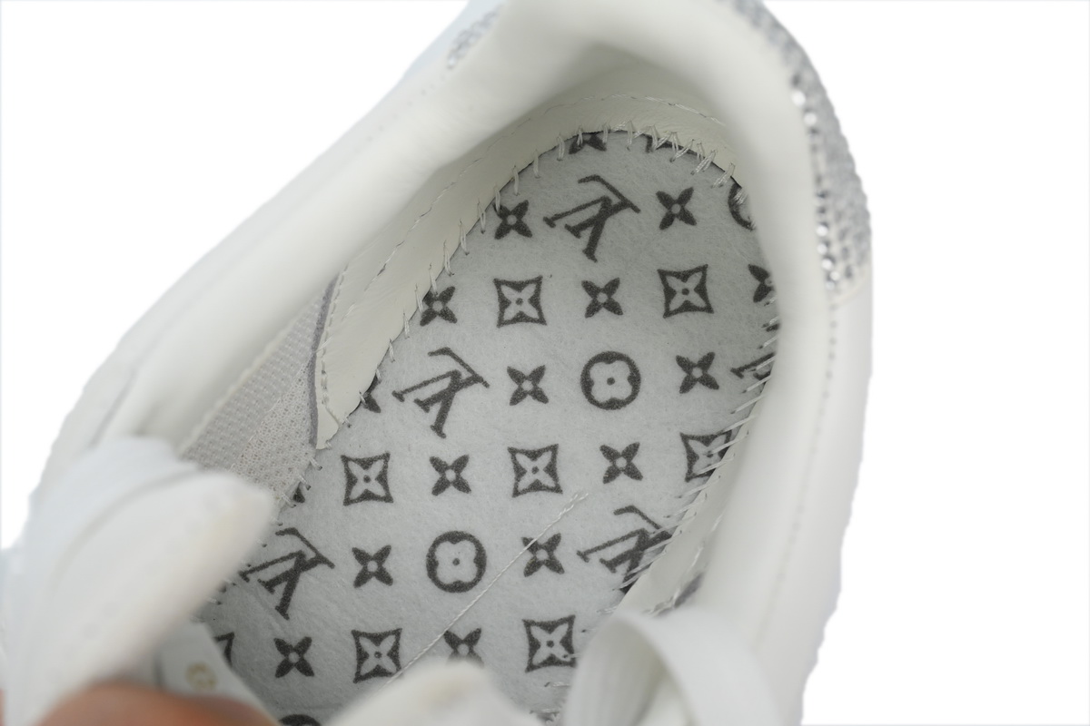 LOUIS VUITTON Groovy Platform Sneaker All White  1ACL5O 