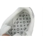 LOUIS VUITTON Groovy Platform Sneaker All White  1ACL5O 