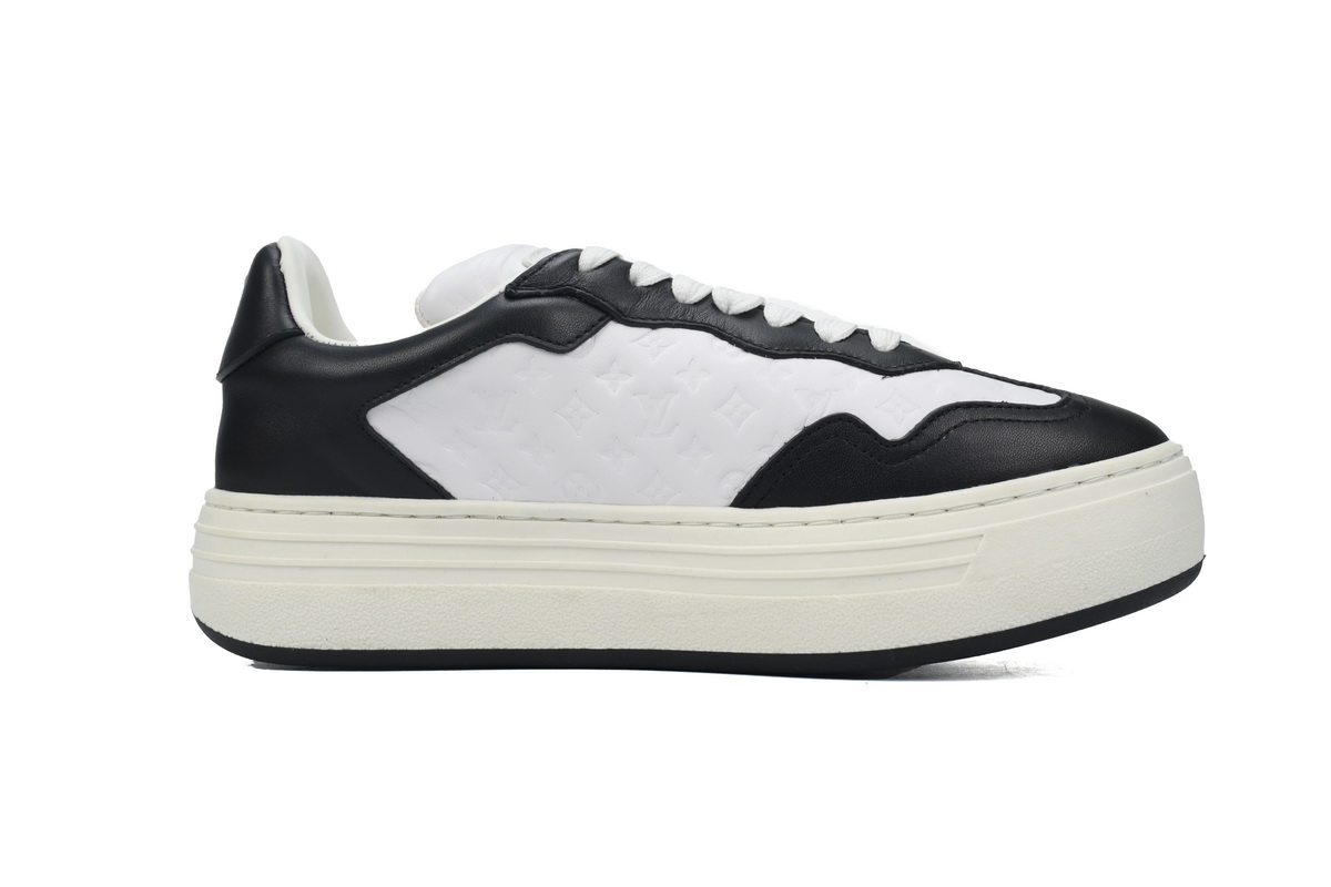 LOUIS VUITTON Groovy Platform Sneaker Black White  1ACL2O 