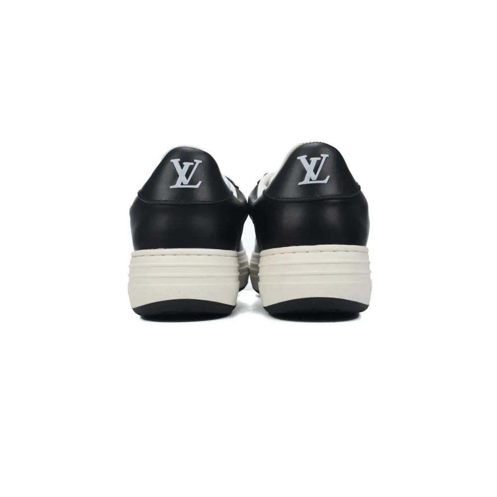 LOUIS VUITTON Groovy Platform Sneaker Black White  1ACL2O 