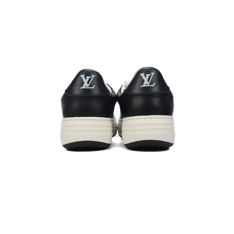 LOUIS VUITTON Groovy Platform Sneaker Black White  1ACL2O 