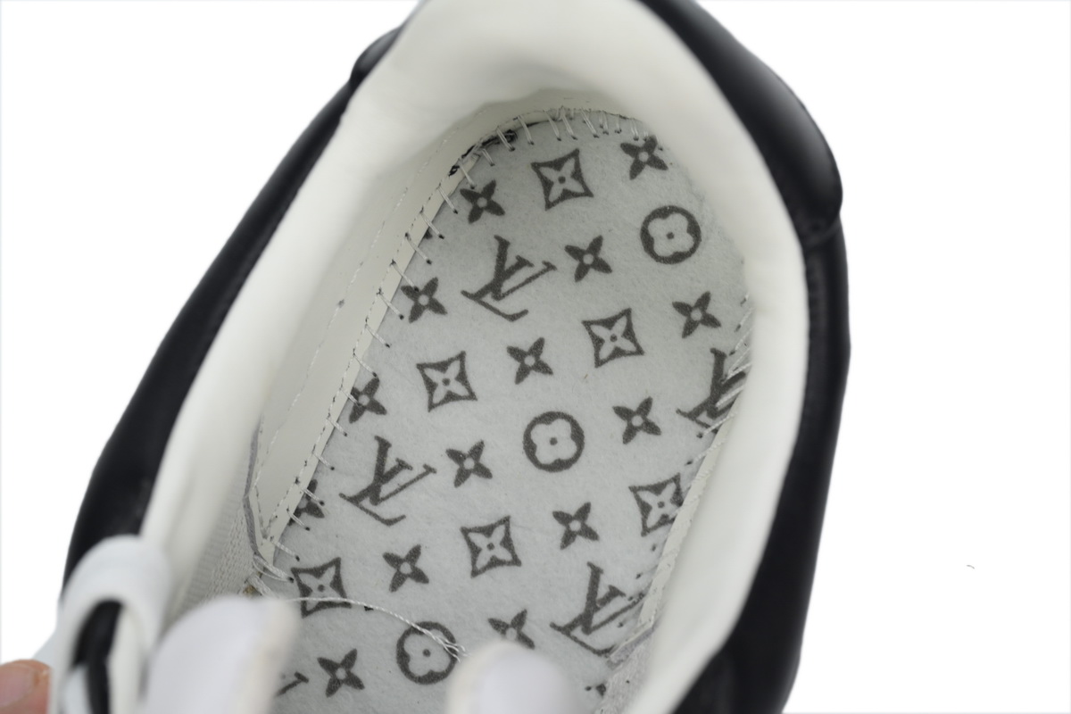 LOUIS VUITTON Groovy Platform Sneaker Black White  1ACL2O 