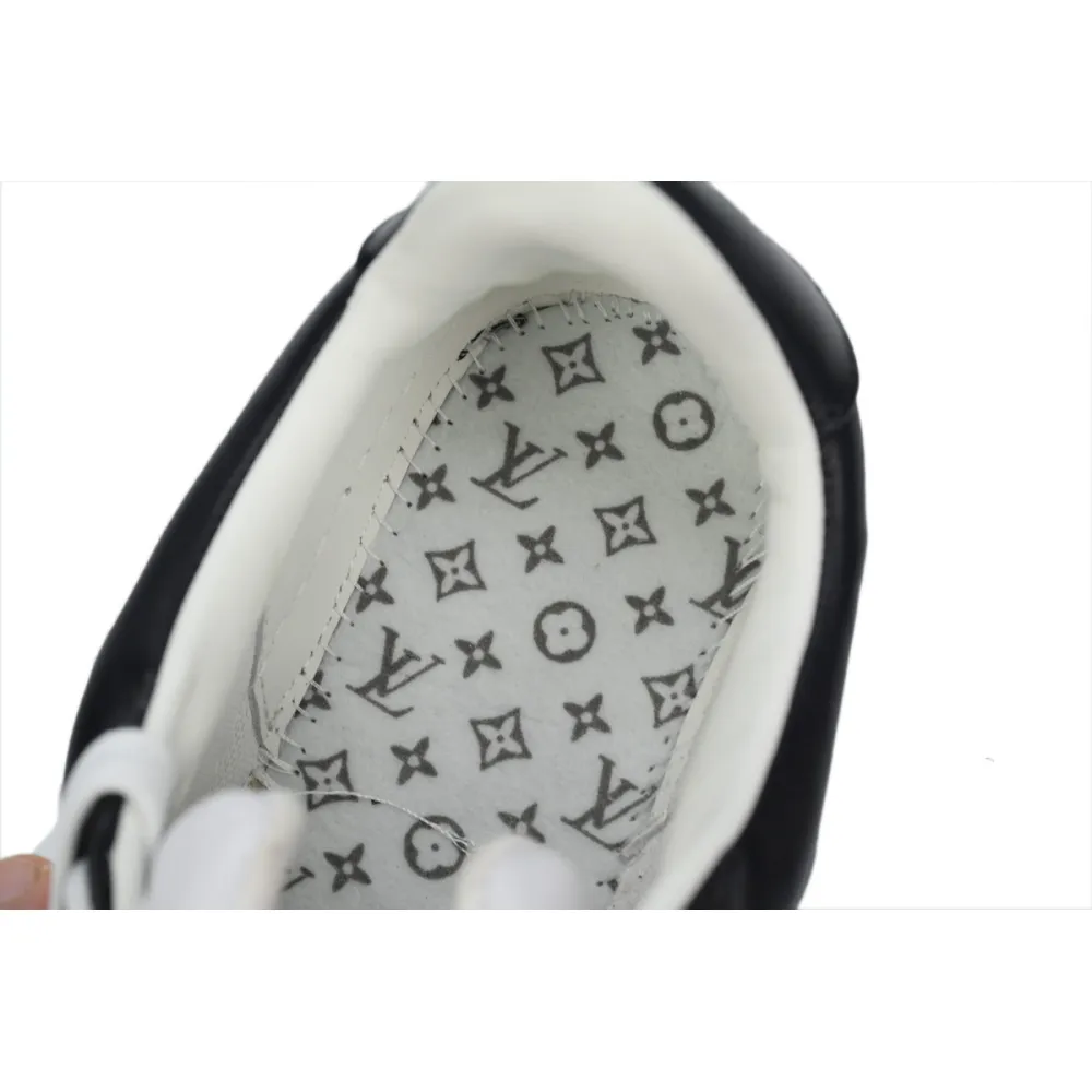 LOUIS VUITTON Groovy Platform Sneaker Black White  1ACL2O 