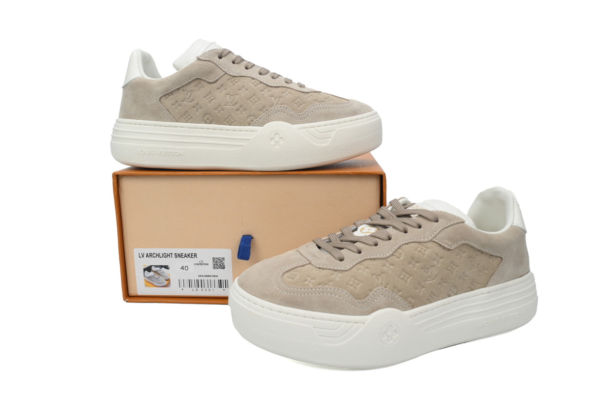 LOUIS VUITTON Groovy Platform Sneaker Brown  1ACHHG 