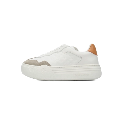 LOUIS VUITTON Groovy Platform Sneaker Orange rail  1ACHGI  01