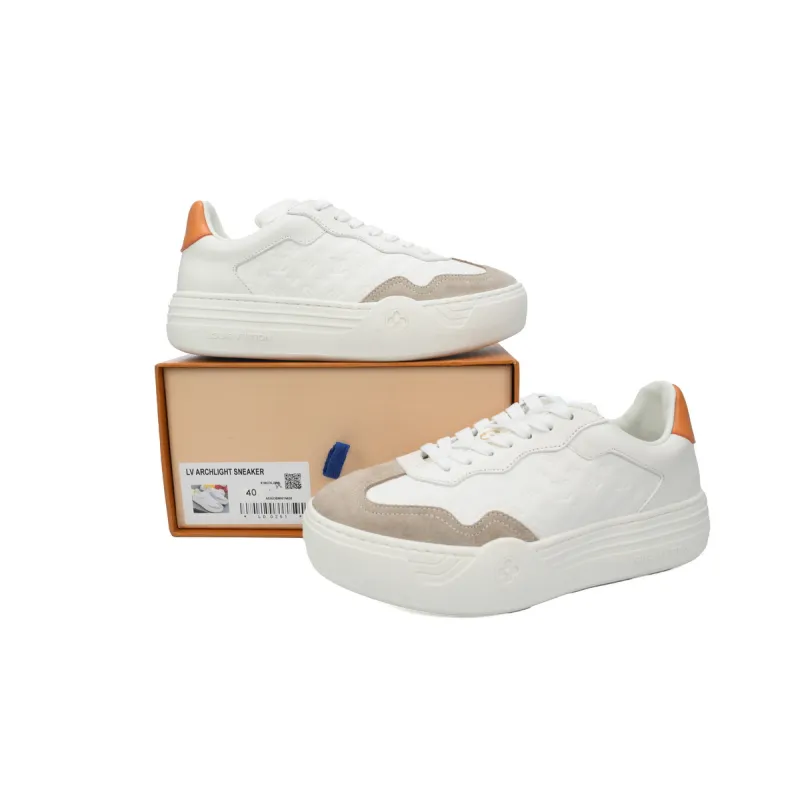 LOUIS VUITTON Groovy Platform Sneaker Orange rail  1ACHGI 