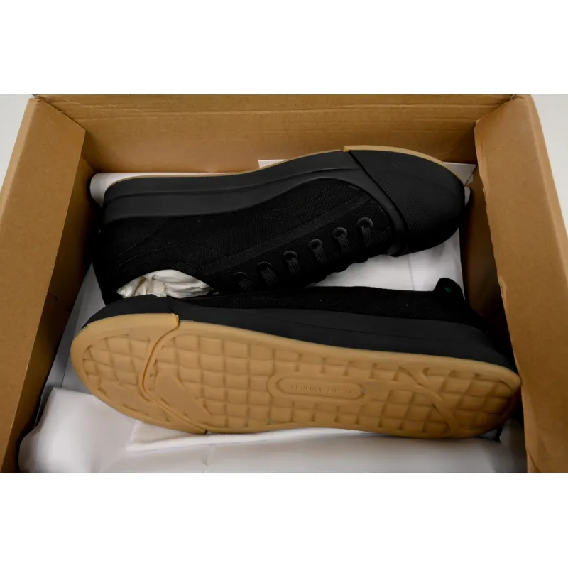 Bottega Veneta Black Vulcan Sneakers