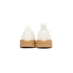 Bottega Veneta White Brown Vulcan Sneakers
