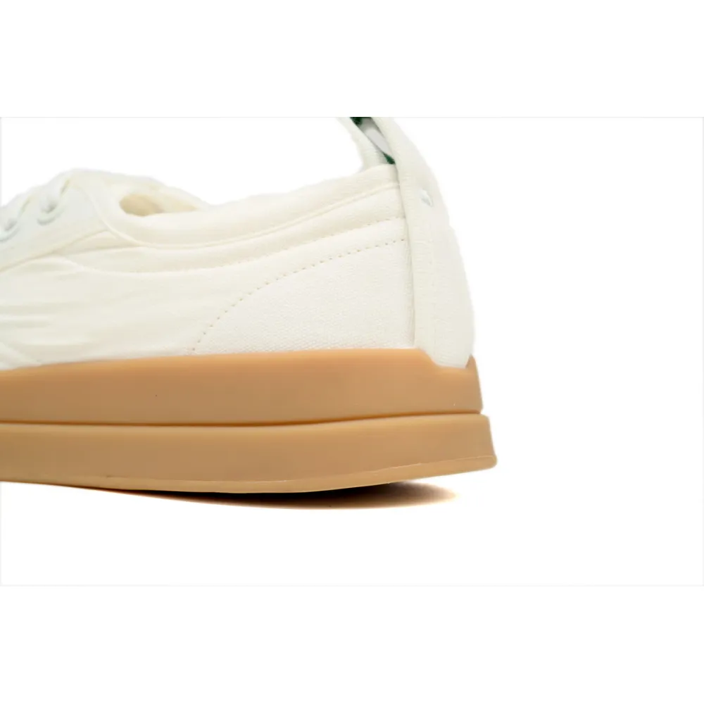 Bottega Veneta White Brown Vulcan Sneakers