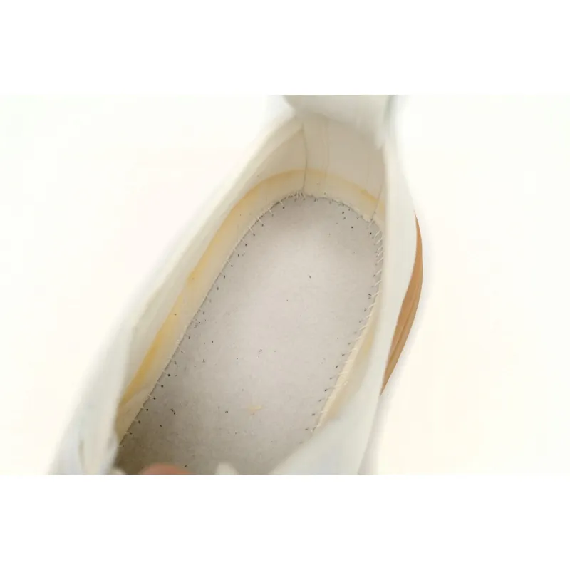 Bottega Veneta White Brown Vulcan Sneakers