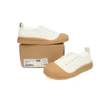Bottega Veneta White Brown Vulcan Sneakers