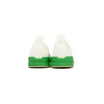 Bottega Veneta White Green Vulcan Sneakers