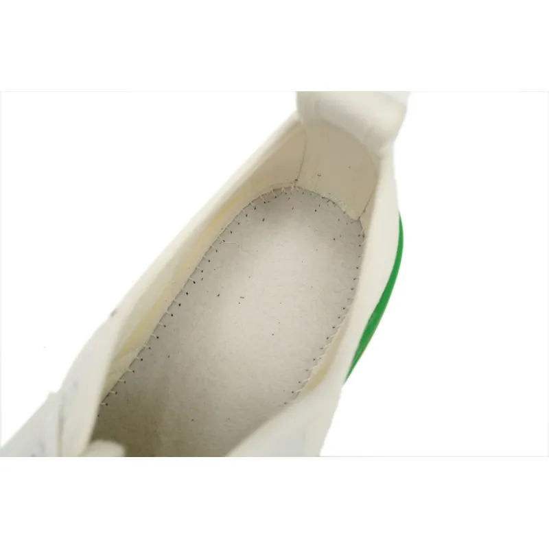 Bottega Veneta White Green Vulcan Sneakers