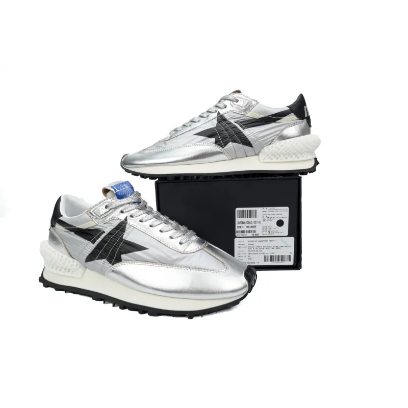 Golden Goose Silver Sneakers