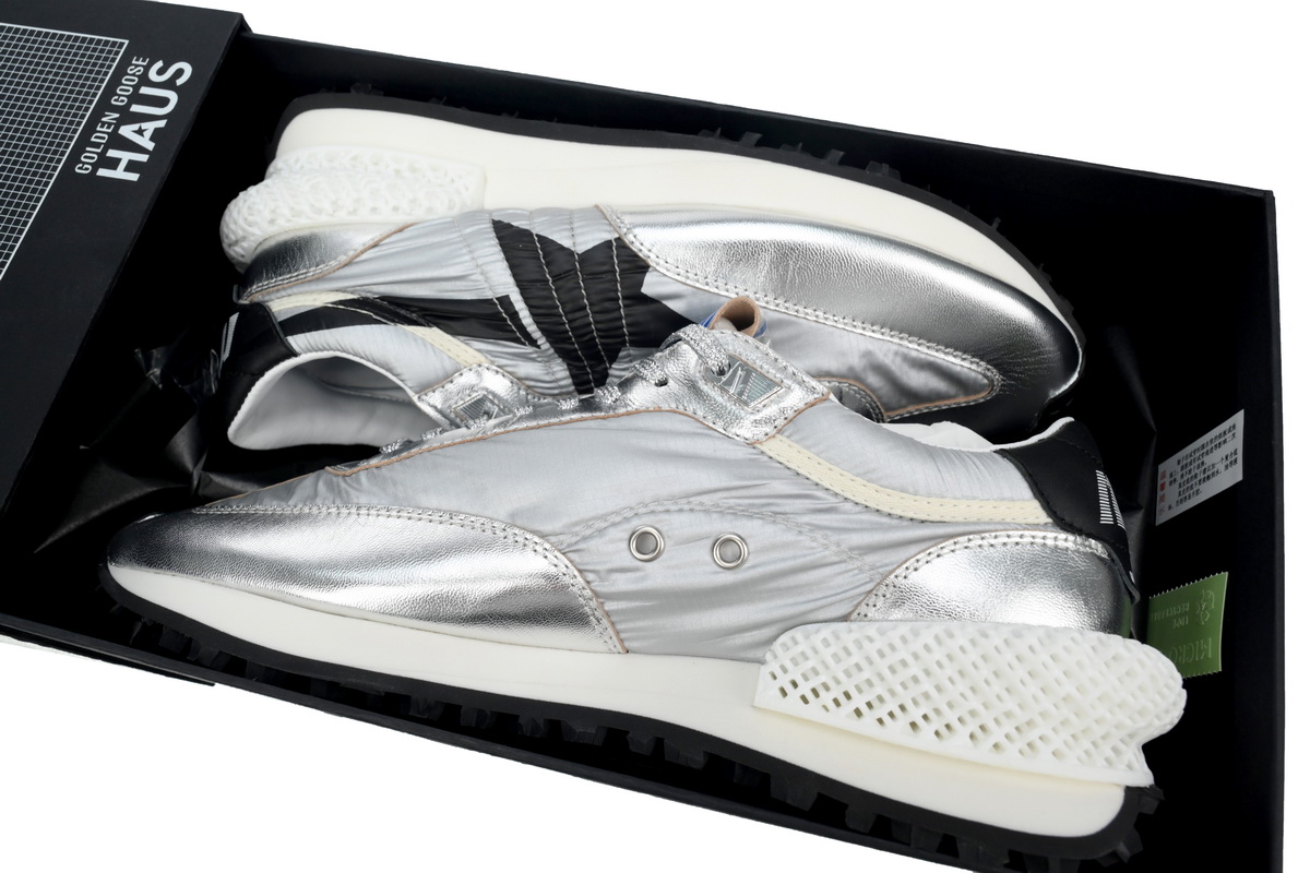 Golden Goose Silver Sneakers