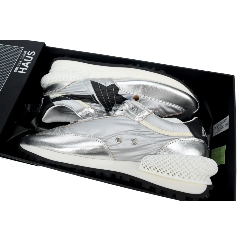 Golden Goose Silver Sneakers