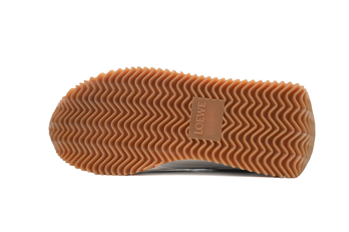 LOEWE Flow Runner White Suede (Women's)