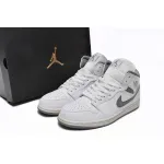 Air Air Jordan 1 Mid Neutral Grey  554724-135 