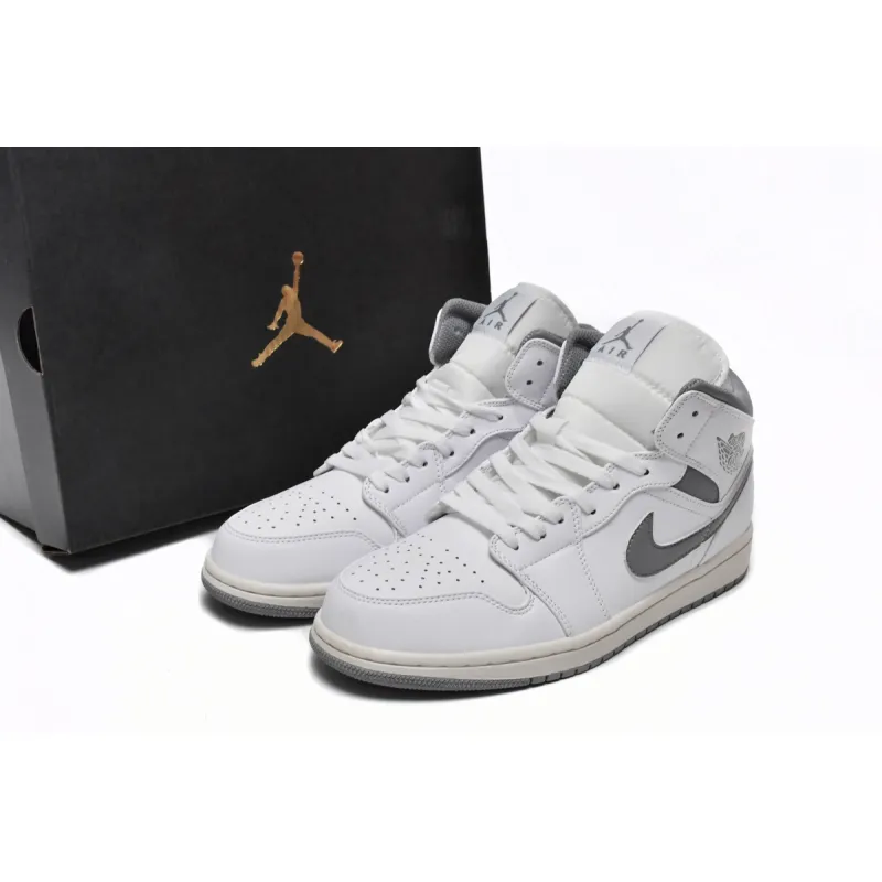 Air Air Jordan 1 Mid Neutral Grey  554724-135 