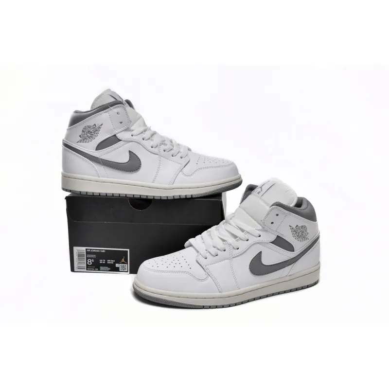 Air Air Jordan 1 Mid Neutral Grey  554724-135 