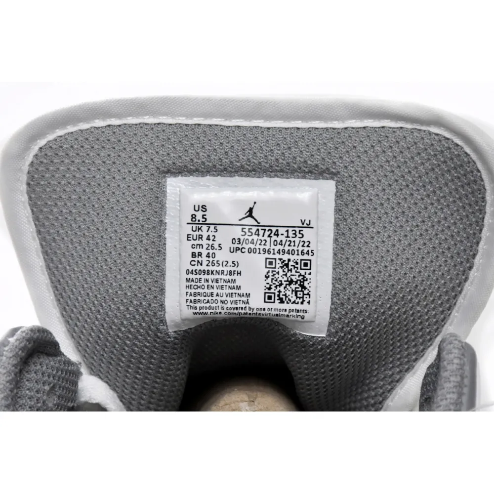 Air Air Jordan 1 Mid Neutral Grey  554724-135 