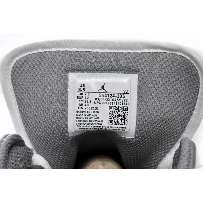 Air Air Jordan 1 Mid Neutral Grey  554724-135 