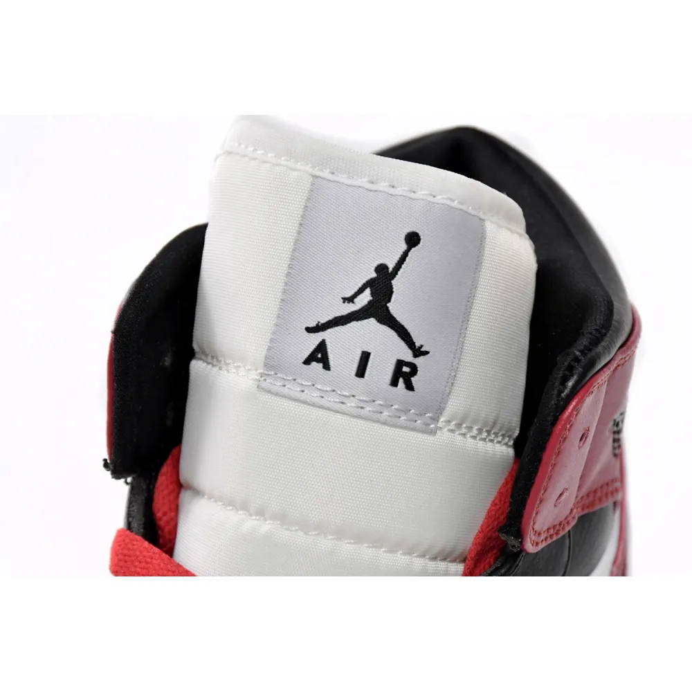 Air Jordan 1 Mid Alternate Bred Toe (Women's)  BQ6472-079 