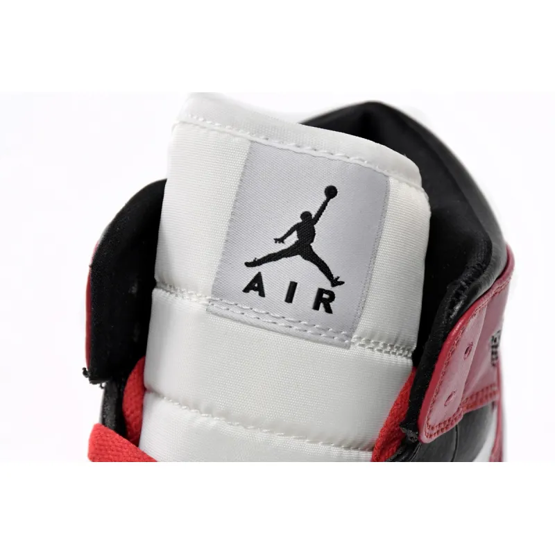 Air Jordan 1 Mid Alternate Bred Toe (Women's)  BQ6472-079 